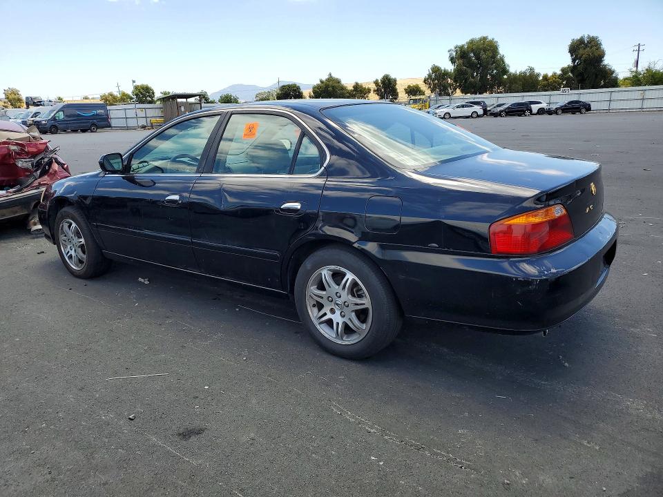 2001 Acura Tl VIN 19UUA56691A009221 COPART salvage auction — VANDALISM, Ca - Salvage Certificate, sold $300 on 2026-07-22 (photo 2)