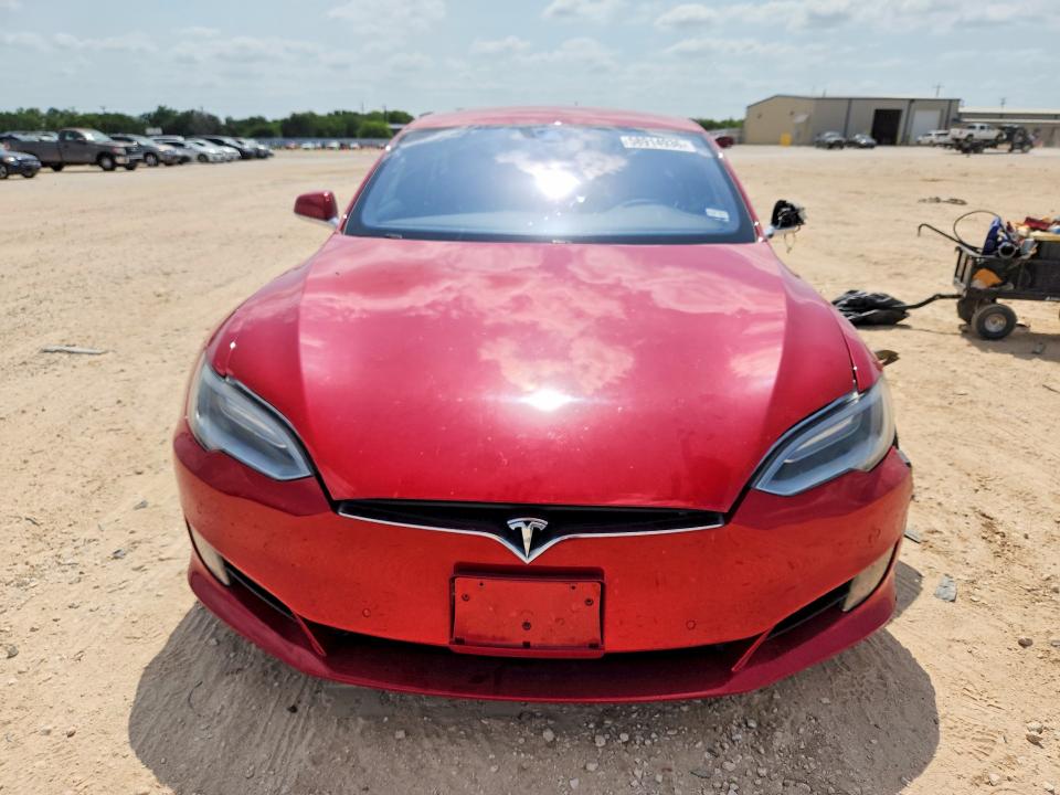 2016 Tesla VIN 5YJSA1E25GF155208 COPART salvage auction — FRONT END, Tx - Salvage Vehicle Title, sold $5,200 on 2026-07-02 (photo 5)