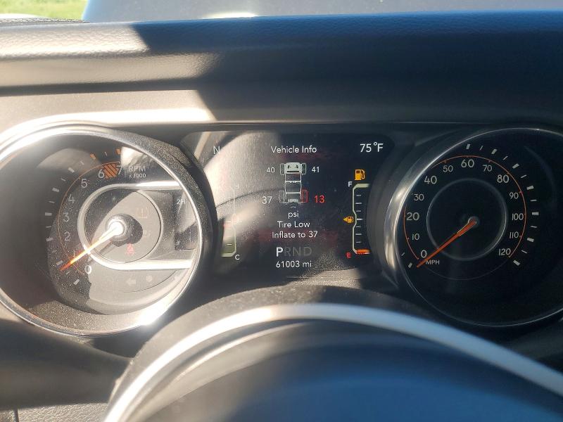 2021 Jeep Wrangler unlimited VIN 1C4HJXDN6MW617890 COPART salvage auction — NORMAL WEAR, Mo - Certificate Of Title, sold $19,900 on 2026-07-02 (photo 9)