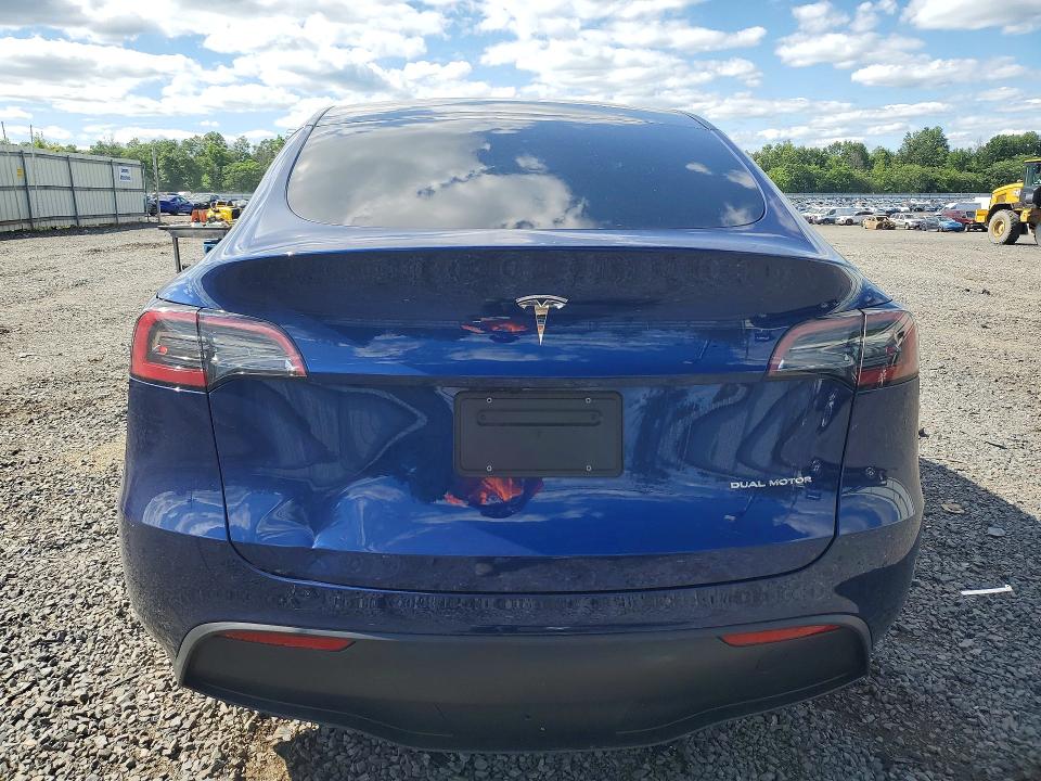2024 Tesla Model y VIN 7SAYGDEE9RF007699 COPART salvage auction — FRONT END, NJ - CERT OF TITLE-SALVAGE, sold $8,300 on 2026-07-28 (photo 6)