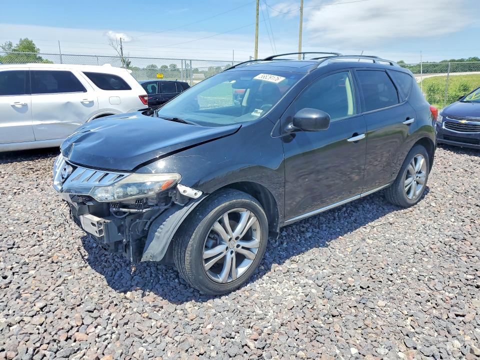 2009 Nissan Murano VIN JN8AZ18WX9W114286 COPART salvage auction — FRONT END, In - Cert Of Title-Salvage Title, sold $525 on 2026-07-21 (photo 1)