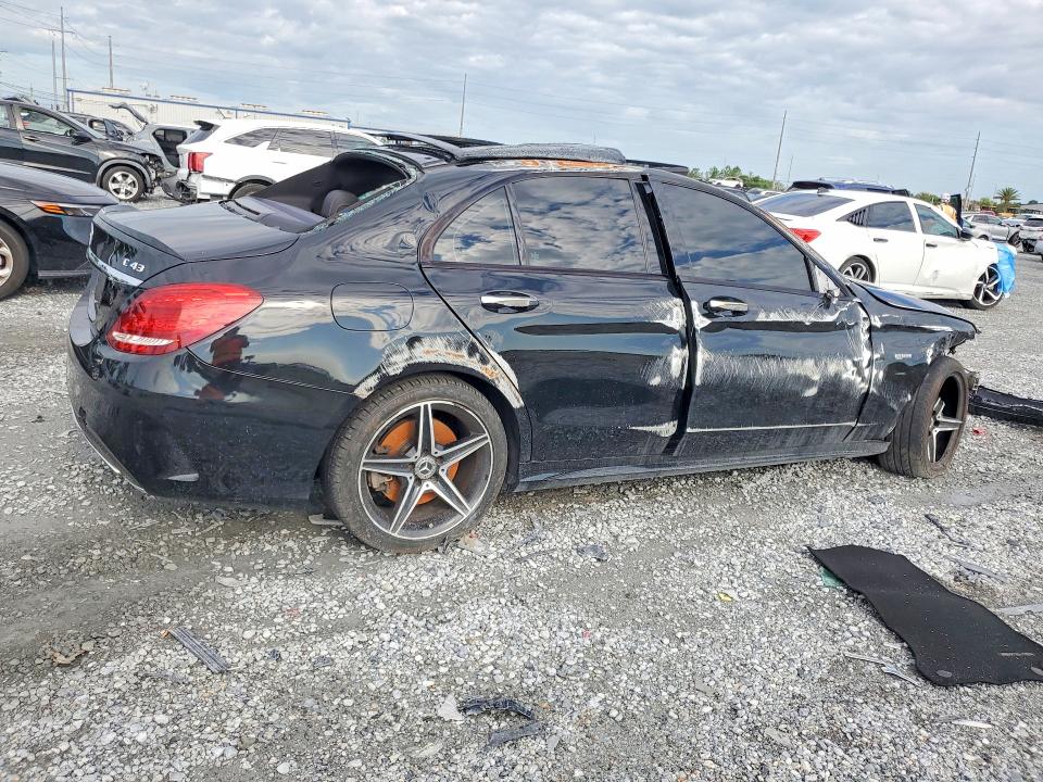 2018 Mercedes-benz C-klasse amg VIN 55SWF6EB3JU243356 COPART salvage auction — ROLLOVER, Fl - Certificate Of Title (P), sold $2,950 on 2026-07-02 (photo 3)