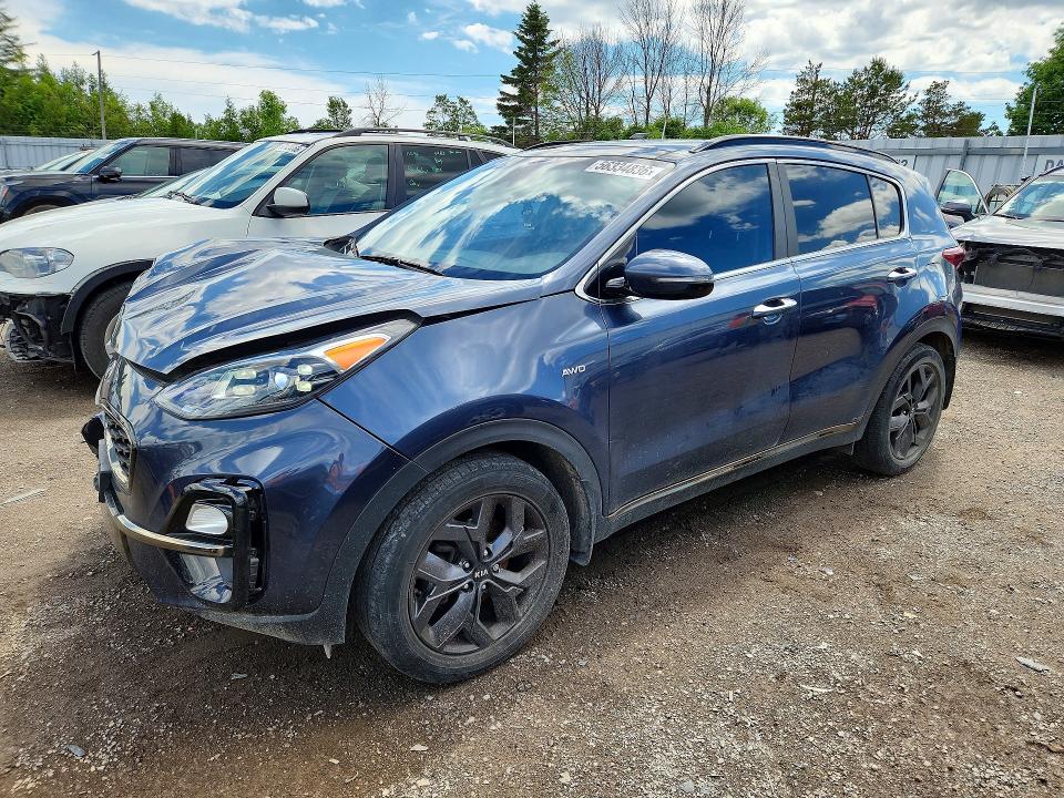 2022 Kia Sportage VIN KNDPNCAC2N7999410 COPART salvage auction — FRONT END, On - Permit Salvage, sold $5,200 on 2026-07-07 (photo 1)