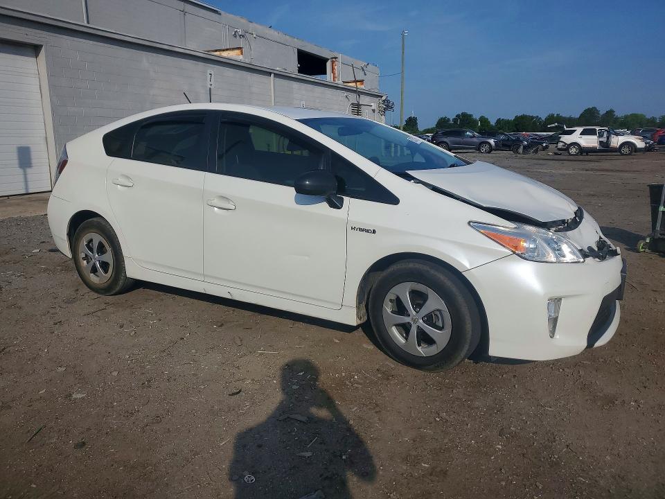 2013 Toyota Prius VIN JTDKN3DU3D5539715 COPART salvage auction — FRONT END, Va - Cert Of Title - Salvage, sold $3,350 on 2026-07-15 (photo 4)