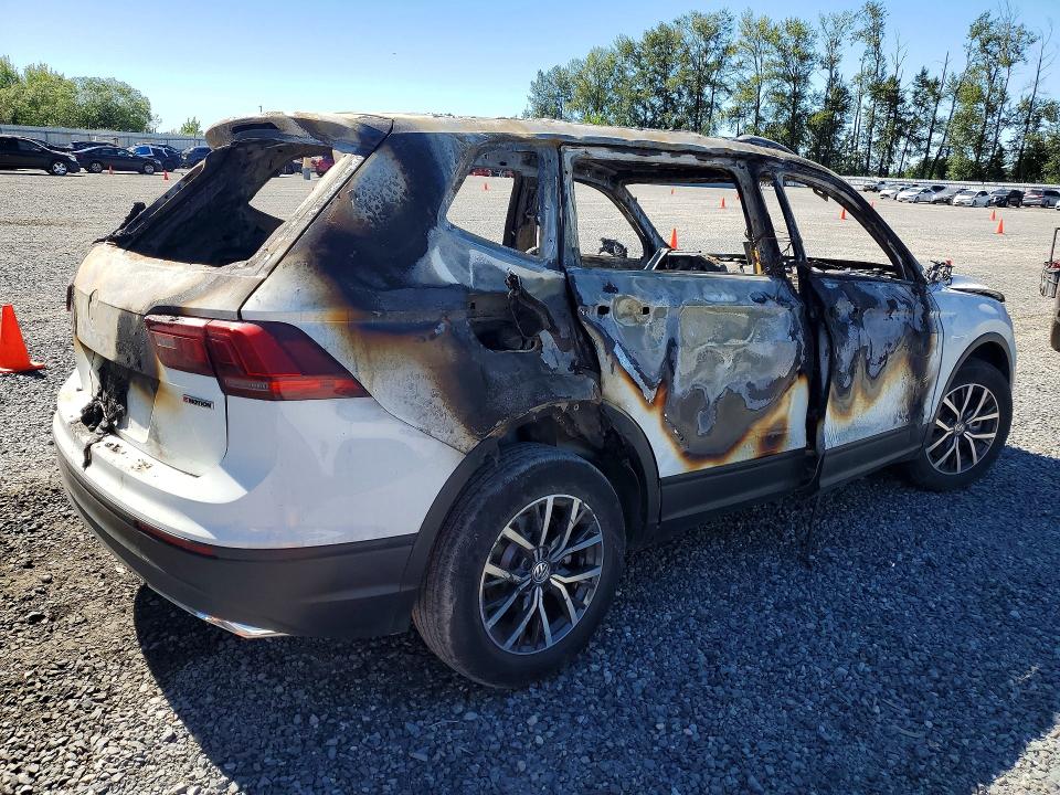 2019 Volkswagen Tiguan VIN 3VV2B7AXXKM066189 COPART salvage auction — BURN, Wa - Parts Only Title, sold $150 on 2026-07-02 (photo 3)