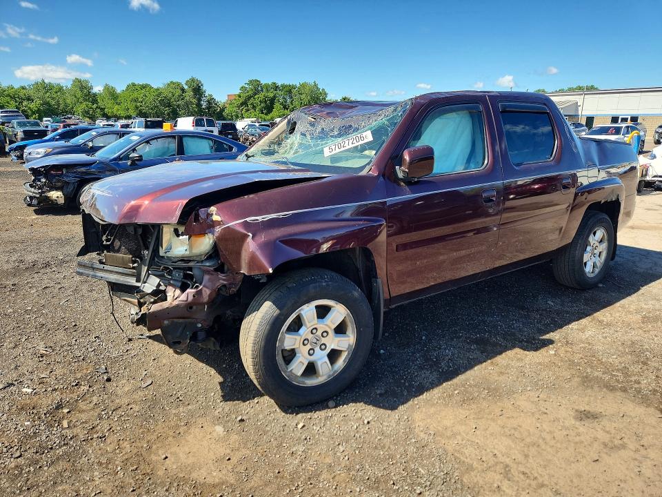 2008 Honda Ridgeline VIN 2HJYK16478H524441 — COPART salvage auction photo
