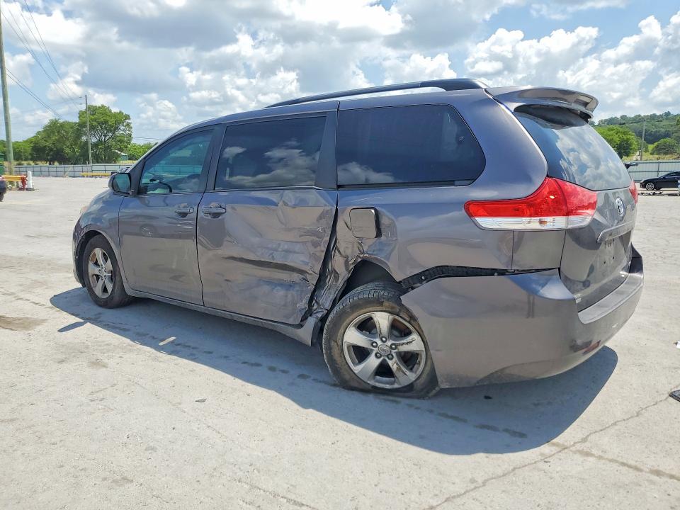 2014 Toyota Sienna VIN 5TDKK3DC7ES457871 COPART salvage auction — SIDE, Tn - Salvage Certificate, sold $575 on 2026-07-20 (photo 2)