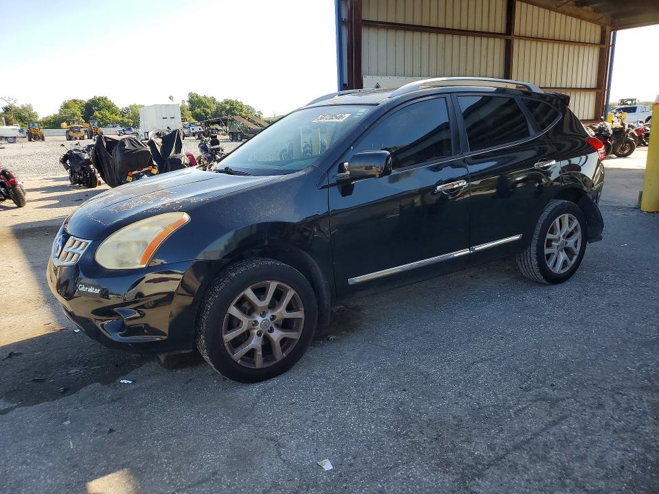 2012 Nissan Rogue VIN JN8AS5MT1CW290562 COPART salvage auction — REAR END, Fl - Cert Of Title Slvg Rebuildable, sold $725 on 2026-07-10 (photo 1)