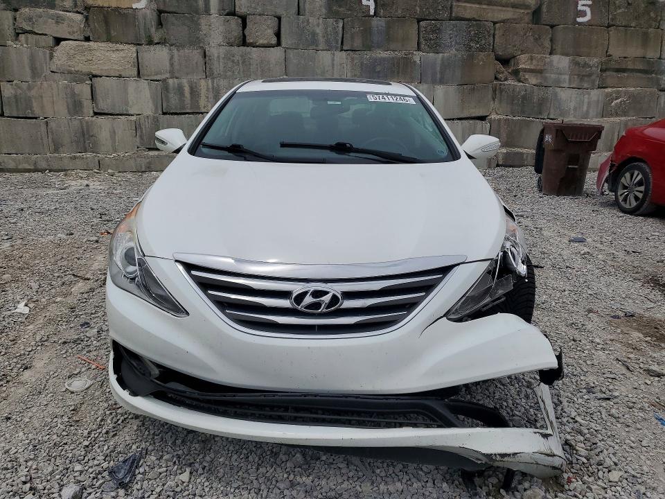 2014 Hyundai VIN 5NPEC4AB5EH848003 COPART salvage auction — FRONT END, Ky - Cert Of Title-Salvage, sold $125 on 2026-07-17 (photo 5)