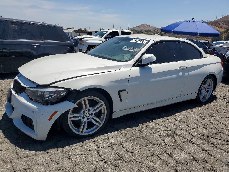 2020 BMW 4er VIN WBA4Z5C09L5N57929 COPART salvage auction — FRONT END, Ca - Cert Of Title Or Salvage Acq (P), sold $8,000 on 2026-07-23 (photo 1)