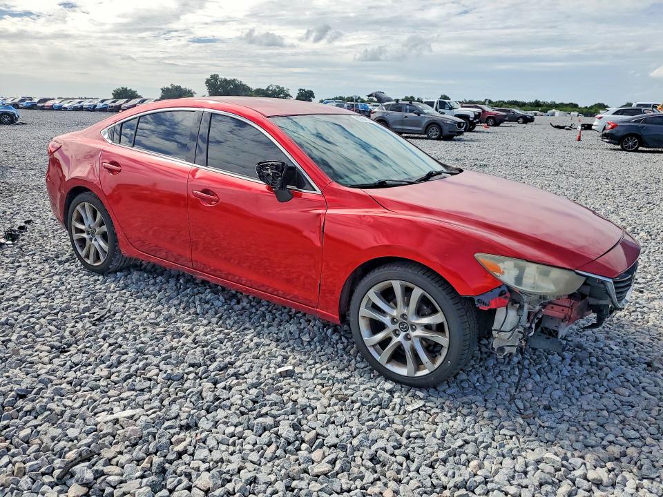 2016 Mazda 6 VIN JM1GJ1V5XG1434887 COPART salvage auction — WATER/FLOOD, Fl - Cert Of Title-Slvg Rebld Flood, sold $400 on 2026-07-31 (photo 4)