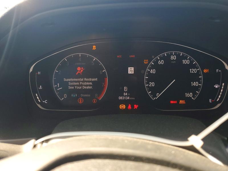 2018 Honda Accord VIN 1HGCV1F38JA182288 COPART salvage auction — FRONT END, Oh - Cert Of Title-Salvage, sold $5,800 on 2026-07-02 (photo 9)