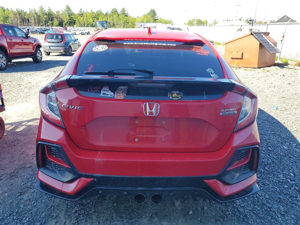 2020 Honda Civic VIN SHHFK7G98LU300942 COPART salvage auction — FRONT END, Ns - Salvage Title, sold $15 on 2026-07-30 (photo 6)