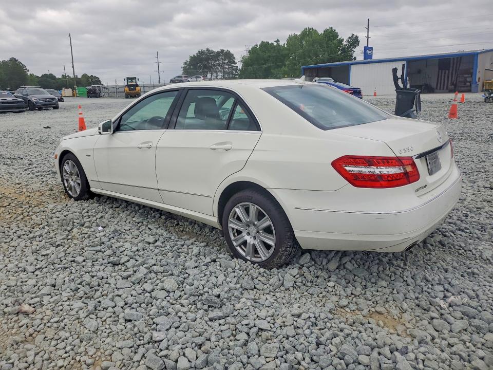 2012 Mercedes-benz E-class VIN WDDHF8JBXCA547183 COPART salvage auction — MECHANICAL, Nc - Dealer Only Salvage Title, sold $1,100 on 2026-07-08 (photo 2)