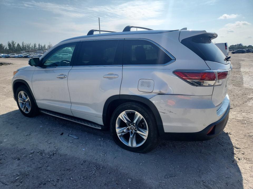 2016 Toyota VIN 5TDYKRFH2GS121537 COPART salvage auction — REAR END, Fl - Cert Of Title Slvg Rebuildable, sold $11,100 on 2026-07-16 (photo 2)
