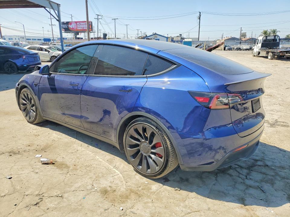 2023 Tesla Model y VIN 7SAYGDEF3PF599185 COPART salvage auction — FRONT END, Ca - Salvage Certificate, sold $7,700 on 2026-07-13 (photo 2)