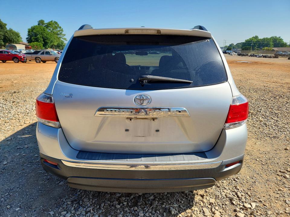 2012 Toyota Highlander VIN 5TDZK3EH8CS057002 COPART salvage auction — FRONT END, Al - Cert Of Title-Salvage Title, sold $2,250 on 2026-07-16 (photo 6)