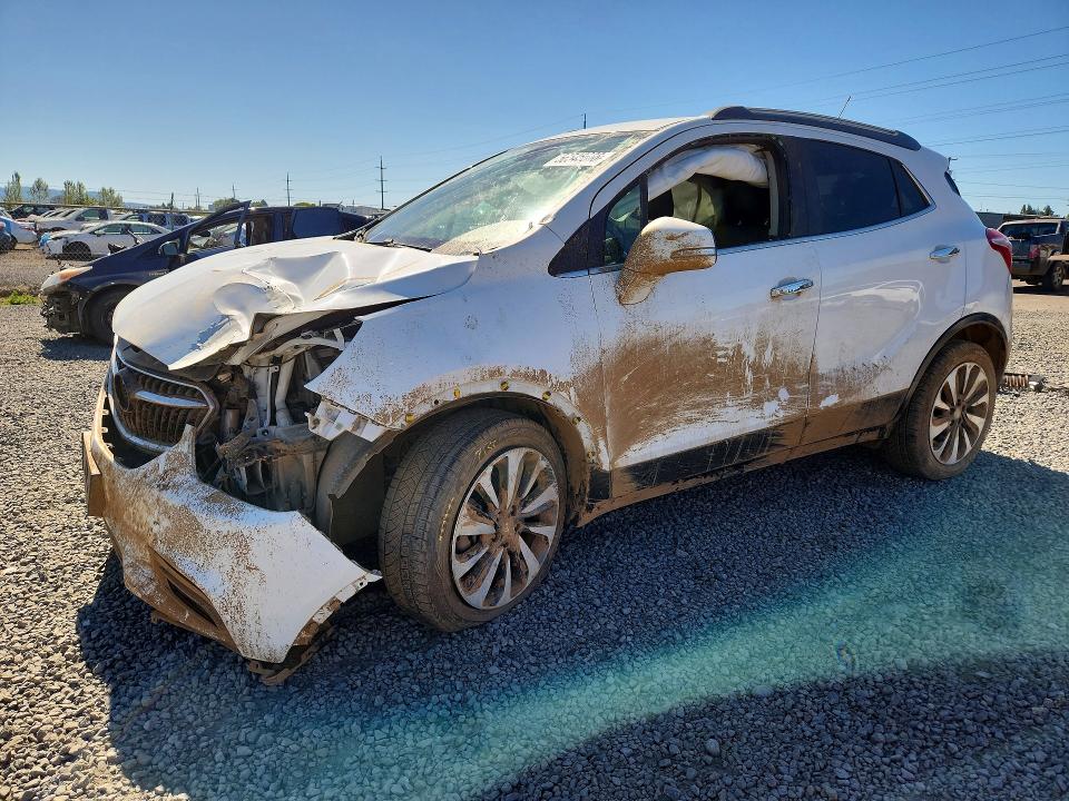 2019 Buick Encore VIN KL4CJCSMXKB760725 COPART salvage auction — FRONT END, Or - Salvage Title Certificate, sold $200 on 2026-07-28 (photo 1)