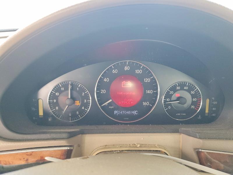 2005 Mercedes-benz E-class VIN WDBUF70J45A713338 COPART salvage auction — UNDERCARRIAGE, CA - SALVAGE CERTIFICATE, sold $200 on 2026-07-28 (photo 9)