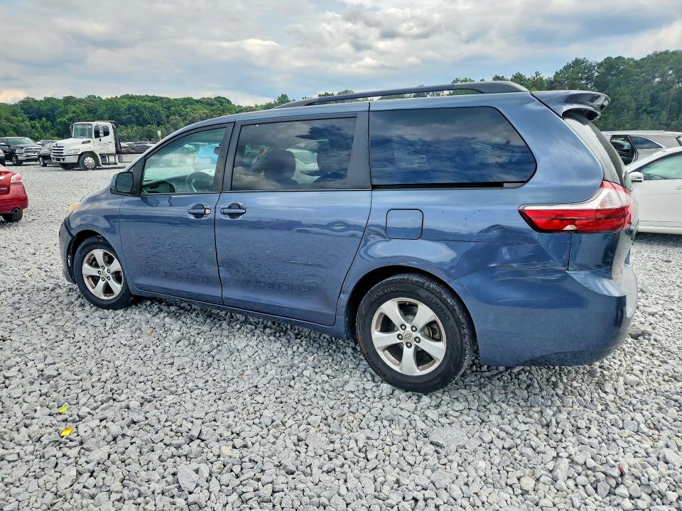 2016 Toyota Sienna VIN 5TDKK3DCXGS727484 COPART salvage auction — FRONT END, Ga - Certificate Of Title (P), sold $4,750 on 2026-07-30 (photo 2)