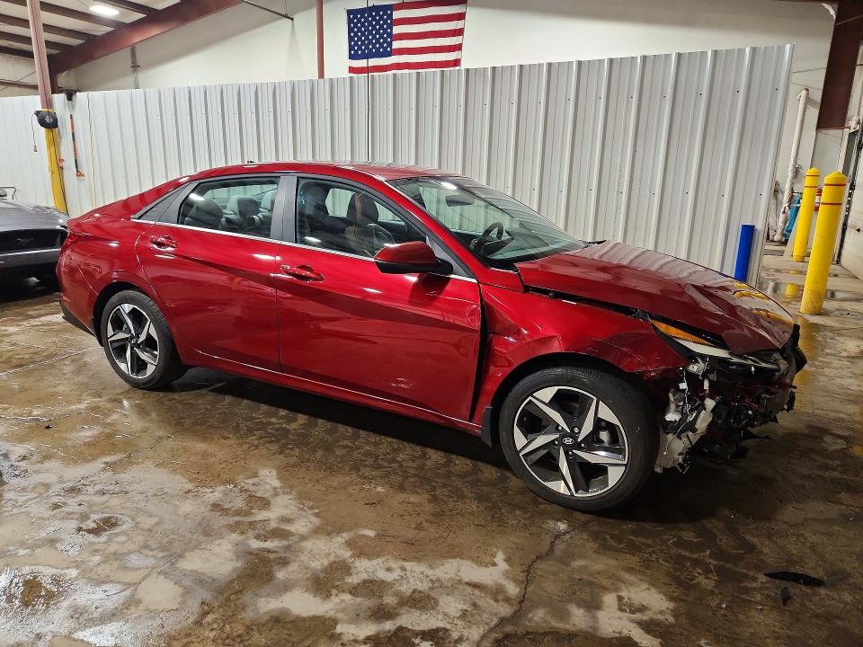 2023 Hyundai Elantra VIN KMHLP4AG8PU599322 COPART salvage auction — FRONT END, Pa - Certificate Of Salvage, sold $4,800 on 2026-07-21 (photo 4)