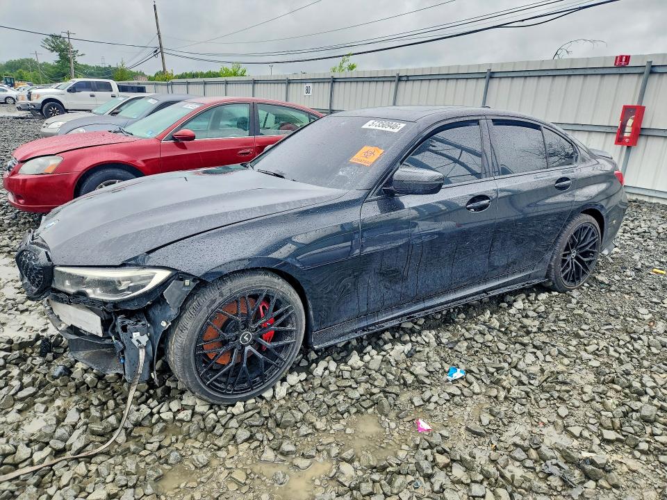 2021 BMW M3 VIN 3MW5U7J00M8B54475 COPART salvage auction — FRONT END, Va - Dealer Only Clean Title (P), sold $13,300 on 2026-07-20 (photo 1)