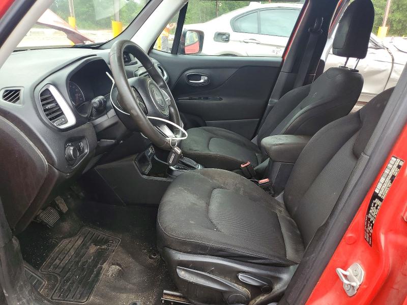 2018 Jeep Renegade VIN ZACCJAAB7JPG84573 COPART salvage auction — REAR END, SC - CERT OF TITLE-SALVAGE, sold $1,150 on 2026-08-21 (photo 7)