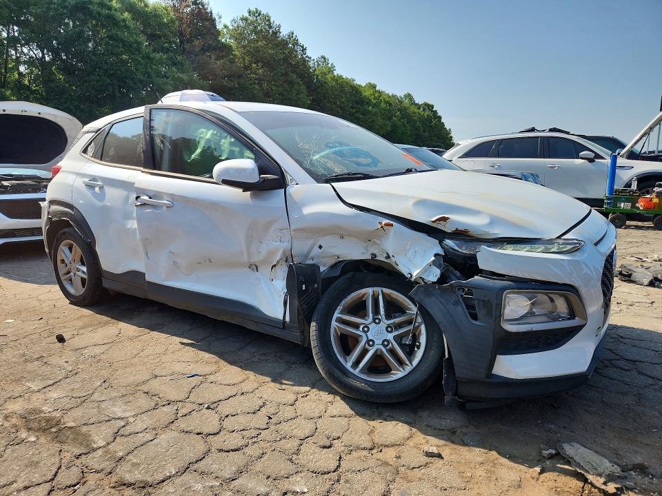2021 Hyundai Kona VIN KM8K12AA5MU663566 COPART salvage auction — FRONT END, Al - Cert Of Title-Salvage Title, sold $3,850 on 2026-07-21 (photo 4)
