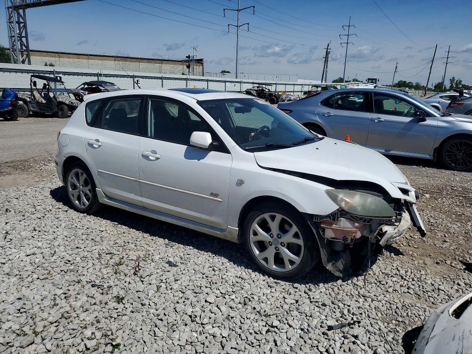 2008 Mazda 3 VIN JM1BK343681876408 COPART salvage auction — FRONT END, OH - CERT OF TITLE-SALVAGE, sold $225 on 2026-07-31 (photo 4)