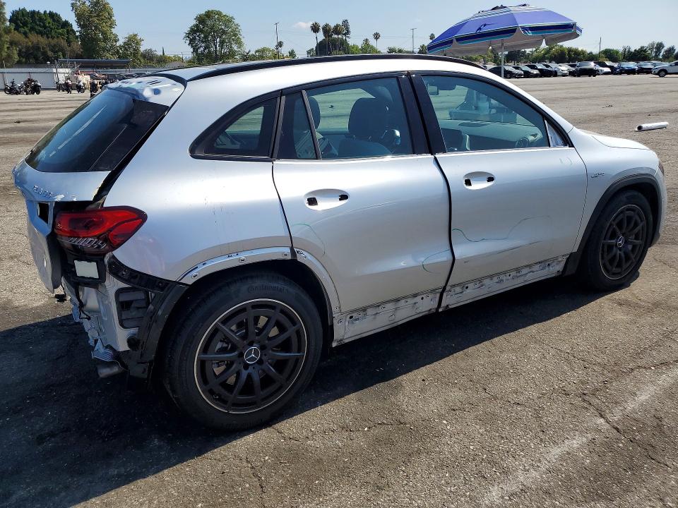 2021 Mercedes-benz Gla-klasse amg VIN W1N4N5BBXMJ264656 COPART salvage auction — REAR END, CA - SALVAGE CERTIFICATE, sold $12,900 on 2026-07-31 (photo 3)
