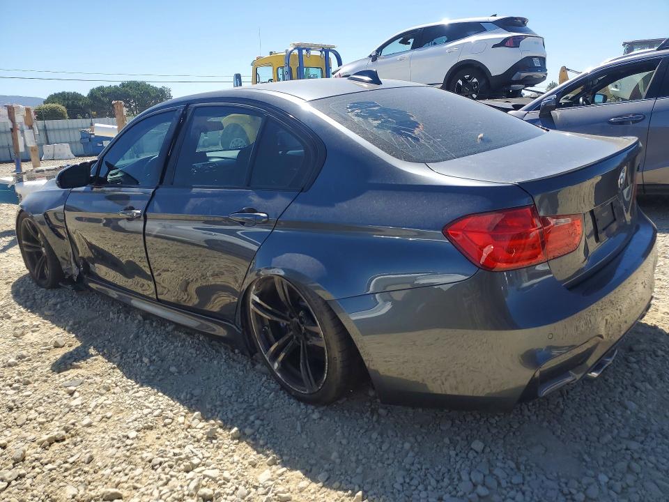 2015 BMW M3 VIN WBS3C9C53FP804396 COPART salvage auction — UNDERCARRIAGE, CA - SALVAGE CERTIFICATE, sold $19,800 on 2026-07-14 (photo 2)