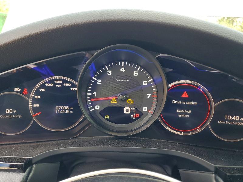 2020 Porsche Cayenne VIN WP1AA2AY5LDA01948 COPART salvage auction — FRONT END, Md - Cert Of Salvage < 75% Damage, sold $14,300 on 2026-08-20 (photo 9)