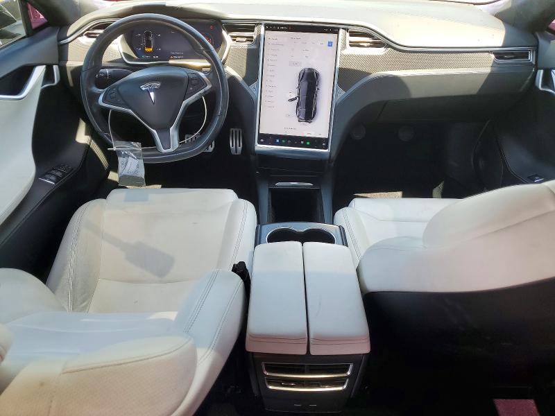 2017 Tesla Model s VIN 5YJSA1E44HF227552 COPART salvage auction — FRONT END, Ca - Salvage Certificate, sold $11,300 on 2026-07-08 (photo 8)