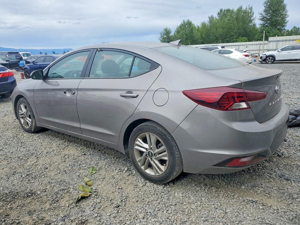 2020 Hyundai Elantra VIN KMHD84LF0LU105826 COPART salvage auction — VANDALISM, Az - Cert Of Title - Salvage, sold $3,950 on 2026-07-06 (photo 2)