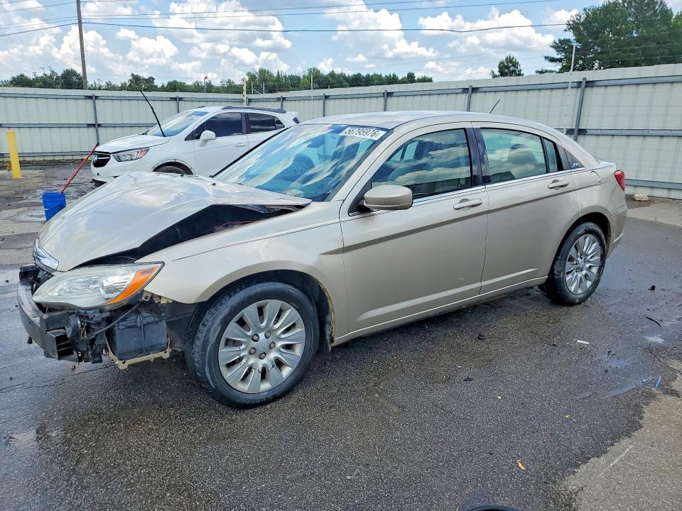 2013 Chrysler 200 VIN 1C3CCBAG0DN728524 COPART salvage auction — FRONT END, Al - Cert Of Title-Salvage Title, sold $1,150 on 2026-07-16 (photo 1)