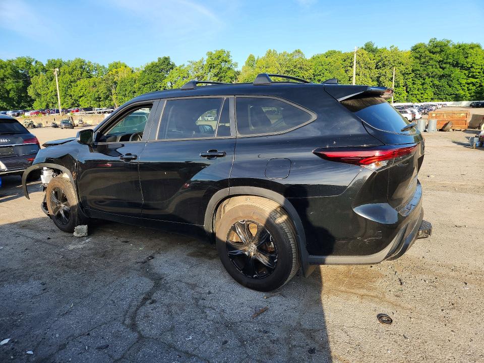 2025 Toyota Highlander VIN 5TDKBRCH1SS649461 COPART salvage auction — FRONT END, Ny - Mv-907A Salvage Certificate, sold $18,000 on 2026-07-14 (photo 2)