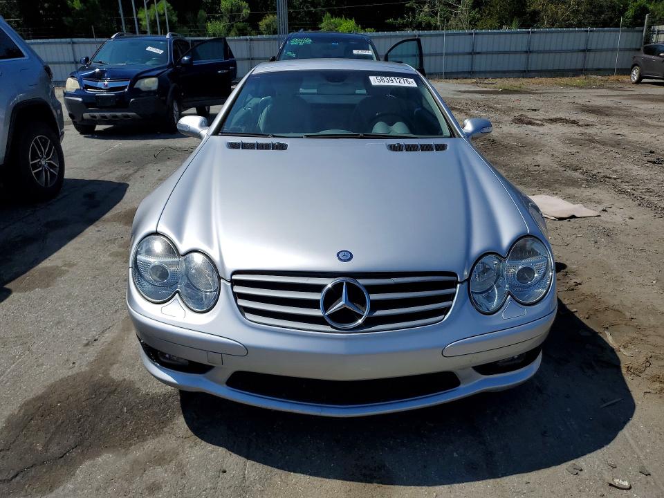 2003 Mercedes-benz Sl-class VIN WDBSK75F53F055665 COPART salvage auction — MECHANICAL, Ga - Certificate Of Title, sold $5,700 on 2026-07-20 (photo 5)