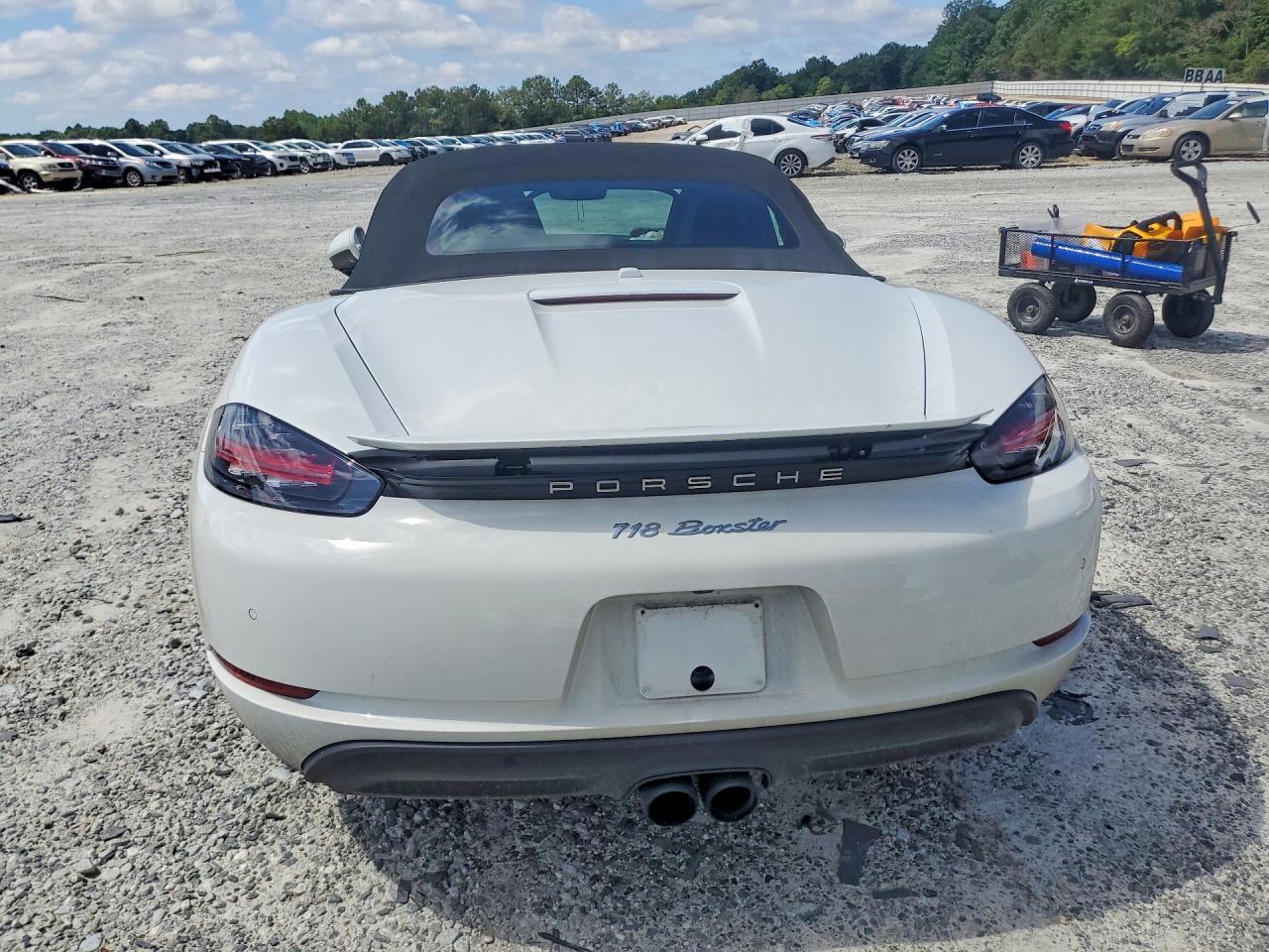 2024 Porsche Boxster VIN WP0CA2A81RK205323 COPART salvage auction — Front End, GA - CERT OF TITLE-SALVAGE, sold $32,000 on 2026-07-01 (photo 6)