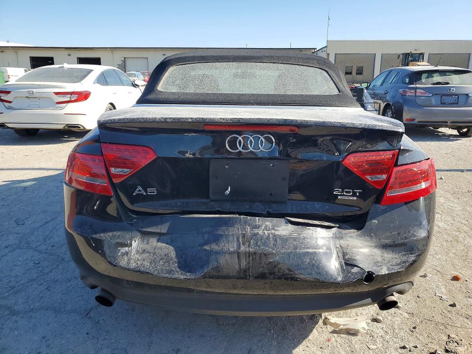 2010 Audi A5 VIN WAULFAFH1AN018992 COPART salvage auction — REAR END, In - Cert Of Title-Salvage Title, sold $1,500 on 2026-07-10 (photo 6)