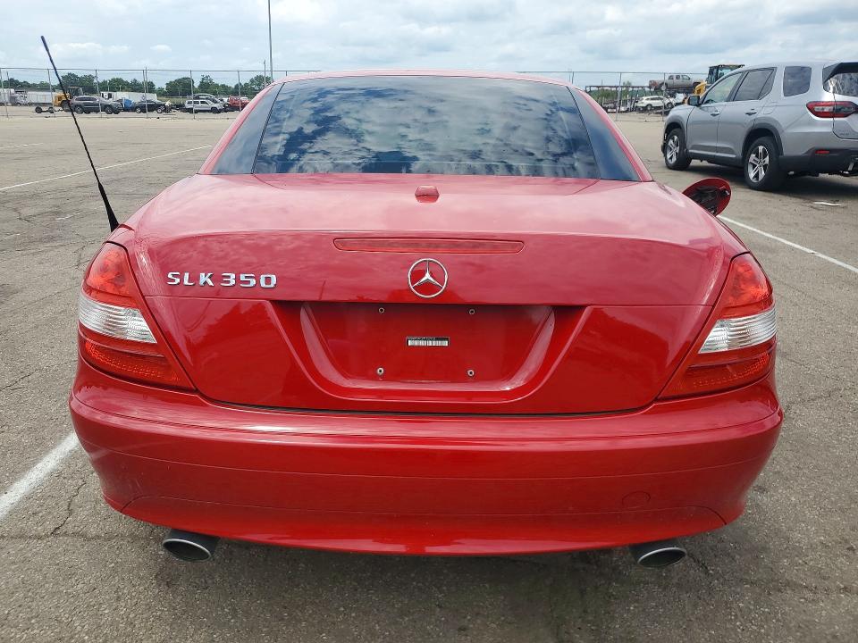 2007 Mercedes-benz Slk-klasse VIN WDBWK54F37F167703 COPART salvage auction — ENGINE BURN, Oh - Cert Of Title-Salvage, sold $325 on 2026-07-15 (photo 6)