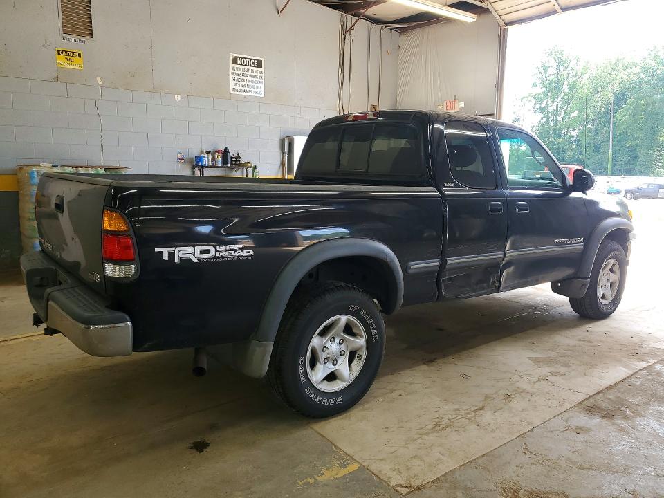 2002 Toyota Tundra VIN 5TBRT34122S322800 COPART salvage auction — SIDE, Nc - Salvage Certificate Of Title, sold $600 on 2026-07-29 (photo 3)