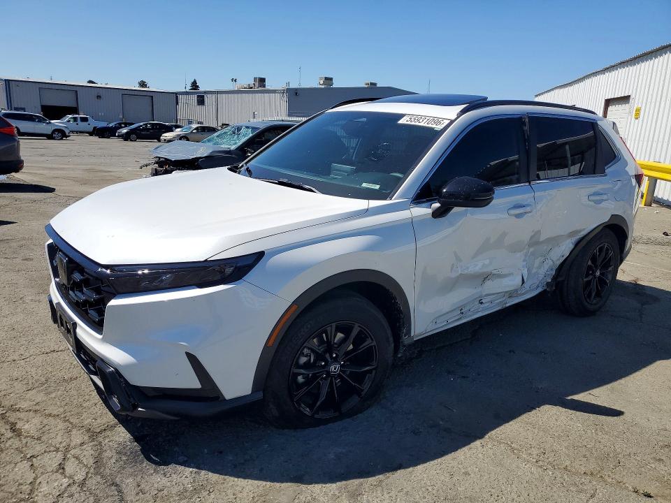 2023 Honda Cr-v VIN 7FARS5H59PE011562 COPART salvage auction — SIDE, Ca - Salvage Certificate, sold $15,100 on 2026-07-17 (photo 1)