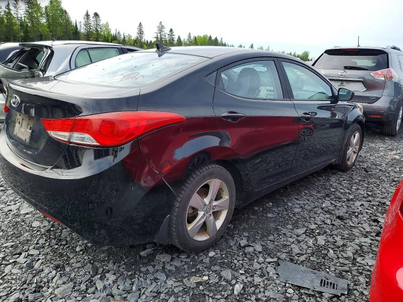 2013 Hyundai Elantra VIN 5NPDH4AEXDH187073 COPART salvage auction — FRONT END, Qc - Gravement Accidente, sold $725 on 2026-07-28 (photo 3)