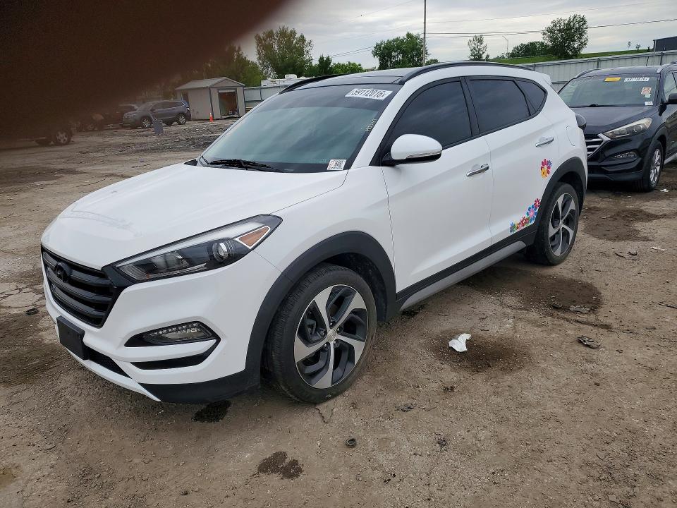 2018 Hyundai Tucson VIN KM8J33A2XJU802493 COPART salvage auction — MINOR DENT/SCRATCHES, Il - Certificate Of Title (P), sold $6,500 on 2026-07-23 (photo 1)