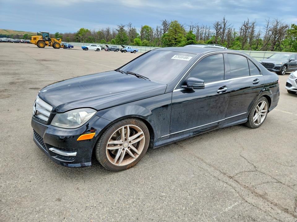 2013 Mercedes-benz VIN WDDGF8AB6DR276654 COPART salvage auction — REAR END, NY - MV-907A SALVAGE CERTIFICATE, sold $1,450 on 2026-07-27 (photo 1)