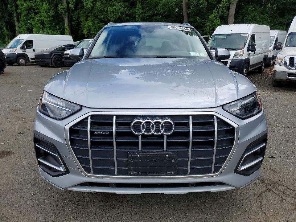 2021 Audi Q5 VIN WA1AAAFY8M2103210 COPART salvage auction — FRONT END, Ny - Cert Of Title-Salvage, sold $9,500 on 2026-08-27 (photo 5)