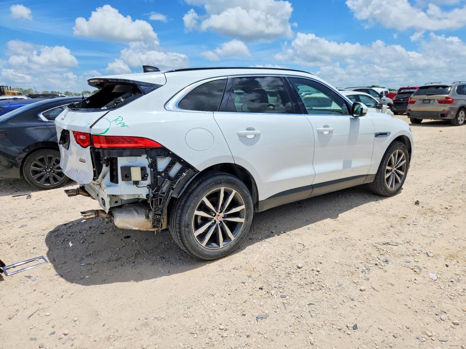 2020 Jaguar F-pace VIN SADCK2FX3LA619671 COPART salvage auction — REAR END, Tx - Salvage Vehicle Title, sold $8,700 on 2026-08-13 (photo 3)