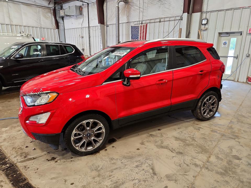 2019 Ford Ecosport VIN MAJ3S2KE0KC272180 COPART salvage auction — REAR END, WI - JUNKED VEHICLE BILL OF SALE, sold $1,050 on 2026-07-27 (photo 1)