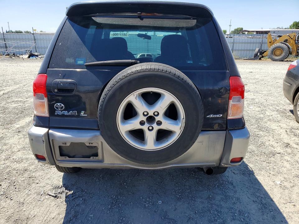2001 Toyota Rav4 VIN JTEHH20V510054085 COPART salvage auction — NORMAL WEAR, Ca - Dis/Dlr/Exp App For Dup Clean, sold $1,075 on 2026-07-14 (photo 6)