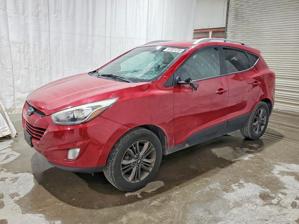 2015 Hyundai Tucson VIN KM8JUCAG2FU073874 COPART salvage auction — FRONT END, Ny - Mv-907A Salvage Certificate, sold $1,550 on 2026-07-20 (photo 1)
